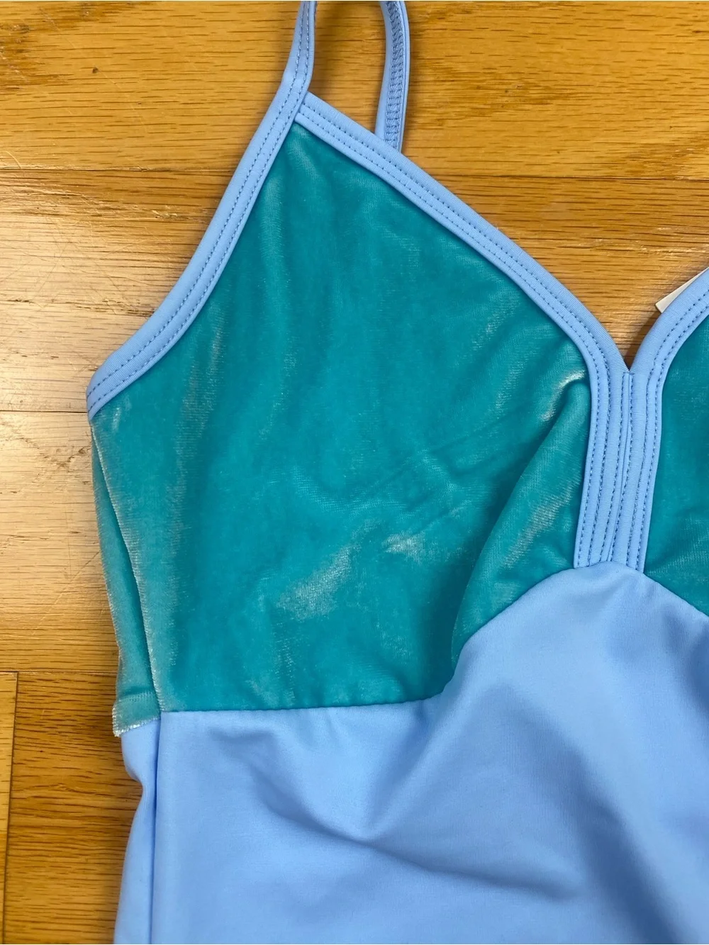 NWT Tiger Friday Adult Small Dream Leotard Bluebird Dance Velvet